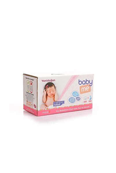 Baby&Me Islak Yenidoğan Pamuk Mendil Kız 24 Paket BAE-20064