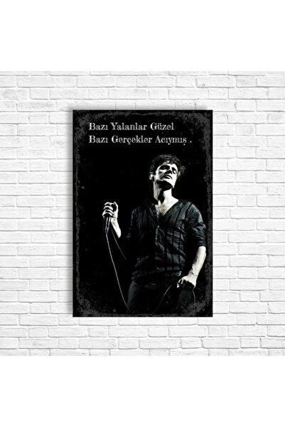 TRENDPOSTER Teoman Retro Ahşap Poster