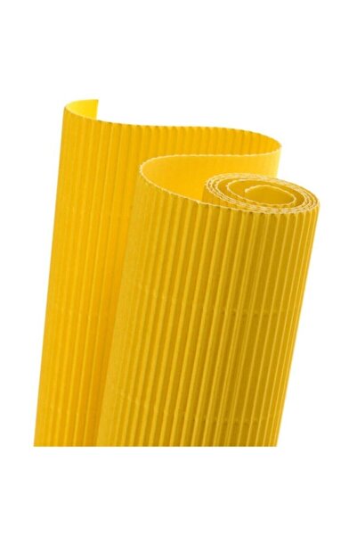 Gıpta Жовтий блискучий гофрований картон 50x70