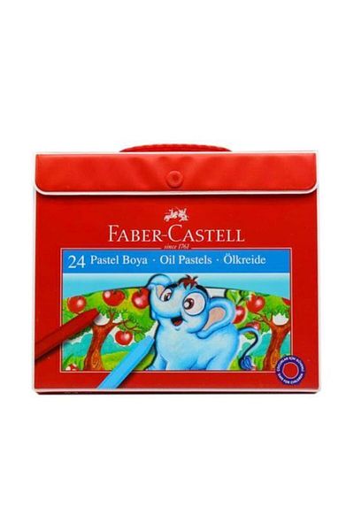 Faber Castell 24 قطعة مع حقيبة ألوان الباستيل من فابر كاستل