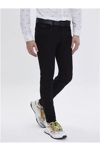Loft Rıcardo Denim Super Slim Fit Men's Trousers/Black/33/34 Size