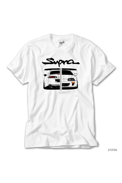 Z zepplin Λευκό μπλουζάκι Toyota Supra Mk Iv