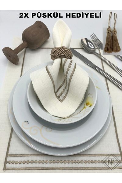 KATMERTEKS Wicker Model 10 Pieces Mink Napkin Ring Ring