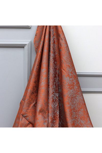 LEVENT ÖZEL Dejavu Jacquard Background Curtain Fabric - 100x280