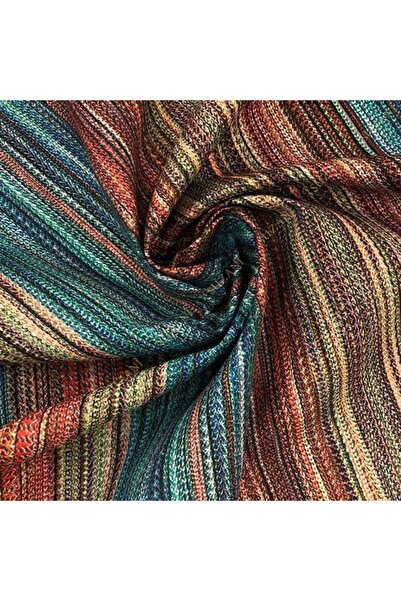 SUZANİ Dokulu Çizgi Desenli Dijital Baskılı Kumaş Kms-1173