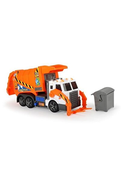 Dickie Toys Απορριμματοφόρο με μπροστινή φόρτωση, φως και ήχο, 46 εκ.
