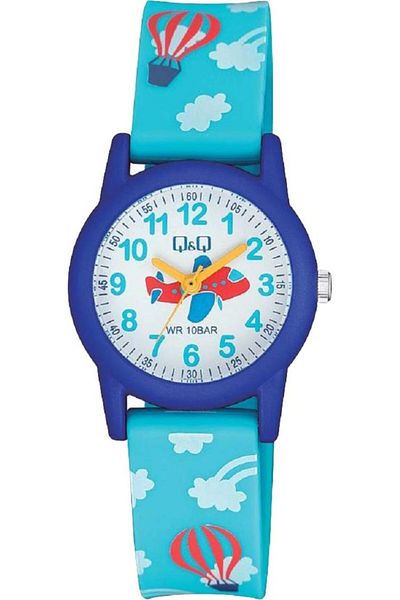 Q&Q Vr99j018yy Waterproof Kids Wristwatch
