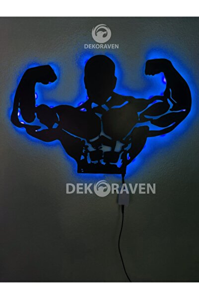 dekoraven Fitness-gym Led Işıklı Tablo
