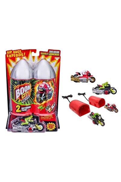 GIOCHI PREZIOSI Boom City Racers Motorcycle 2 Pack Bmc06000