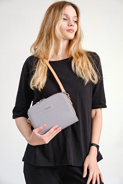 Just Polo Kadın 2 Gözlü Mini Çapraz Çanta