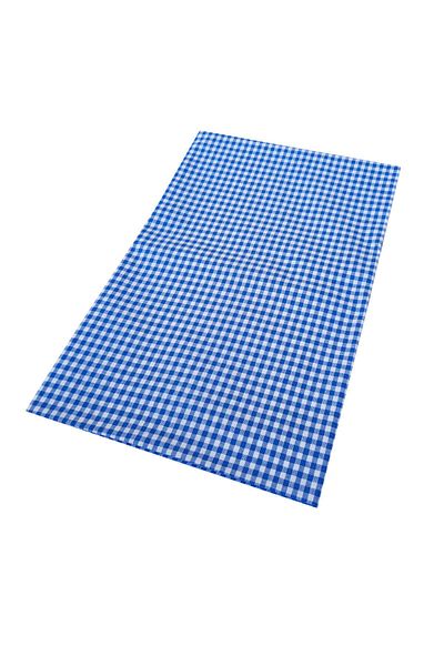 Gözde Pânză de masă pentru podea Față de masă pentru picnic Zefir Model pătrat 170x170 Albastru