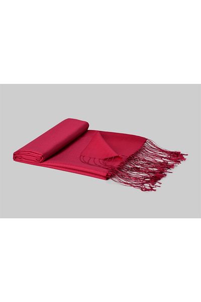 ARMANDA 100% Silk Shawl - Red