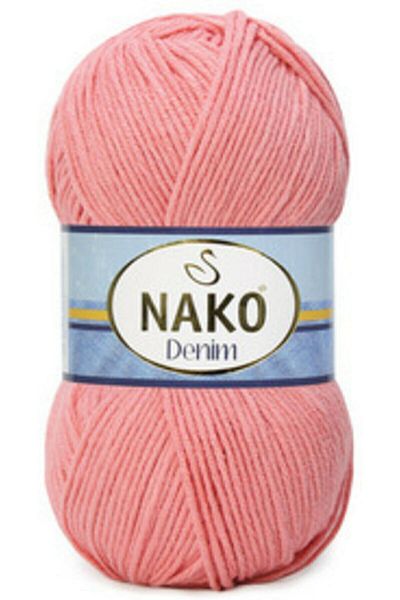 NAKO Denim 11452 Light Coral Cotton Hand Knitting Yarn 100 Gr.
