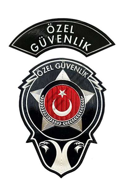 Silyon Askeri Giyim Özel Güvenlik Göğüs Arması Ve Kol Arması Seti 3d Yeni Tip