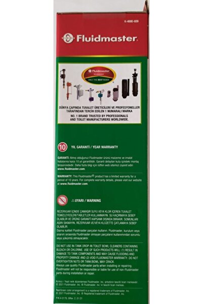 Fluidmaster Rezervuar Iç Takım Kıt 400 & 550 K-400e-029