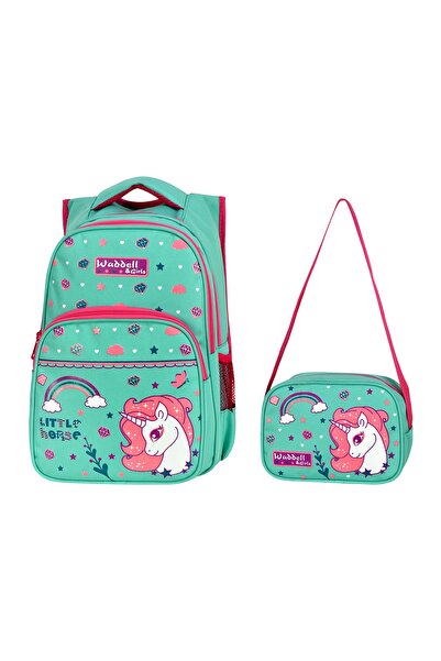 KUBRABOUTİQUE Раница за начално училище, кутия за обяд