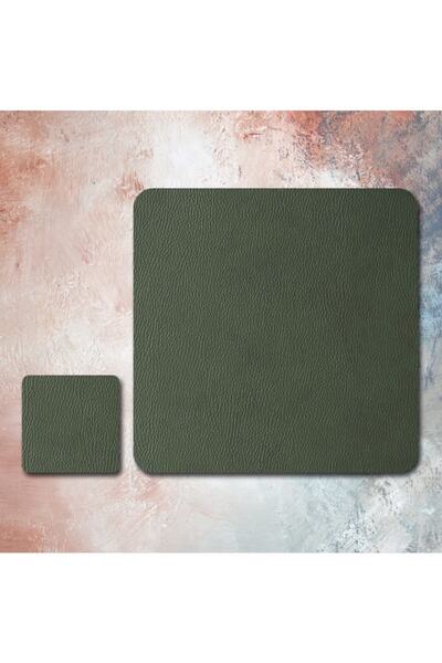 Viluxe خدمة أمريكية جلدية مربعة مكونة من 4 قطع لشخصين