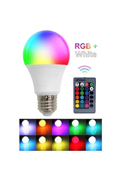 Genel Markalar 10 W Kumandalı Rgb White Led Ampul
