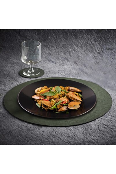 Esafe Home خدمة أمريكية جلدية مستديرة كاملة مكونة من 16 قطعة لـ 8 أشخاص