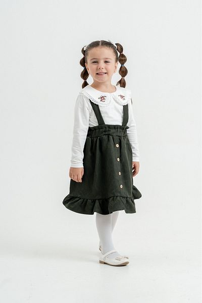 Harika KIDS Girl's Strap Dress Double Set