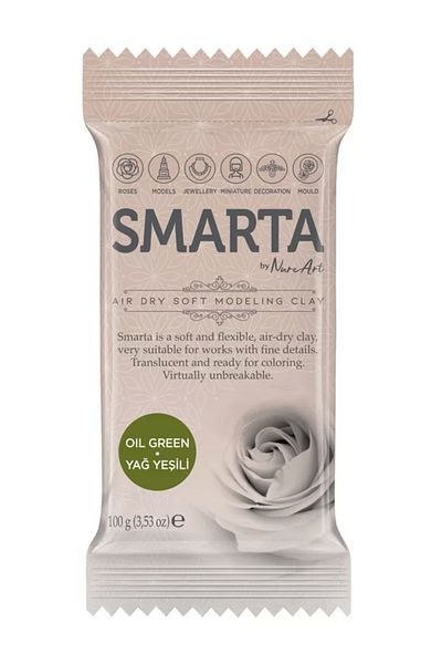 Smarta 07 Model Oil Green 100gr Air Drying Dough
