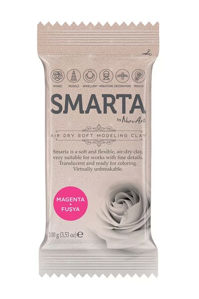 Smarta 23 Pink Air Drying Modeling Dough - 100gr