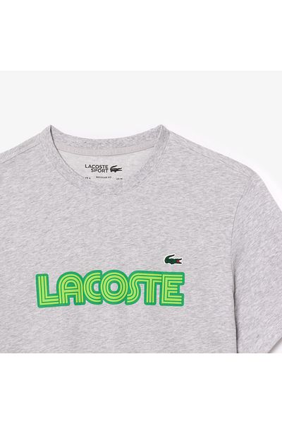 Lacoste تي شيرت رمادي للرجال TH2509-00-IDG