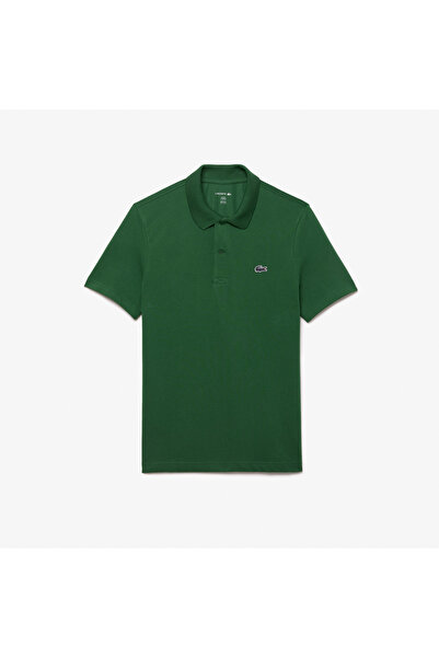Lacoste Zelené pánské tričko Polo Neck