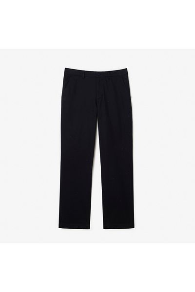 Lacoste Men's Black Chino Pants Hh7202-00-Hde