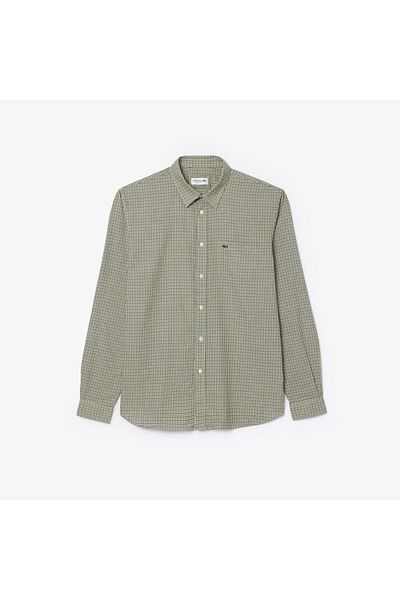 Lacoste قميص رجالي منسوج - تصميم مريح وأنيق