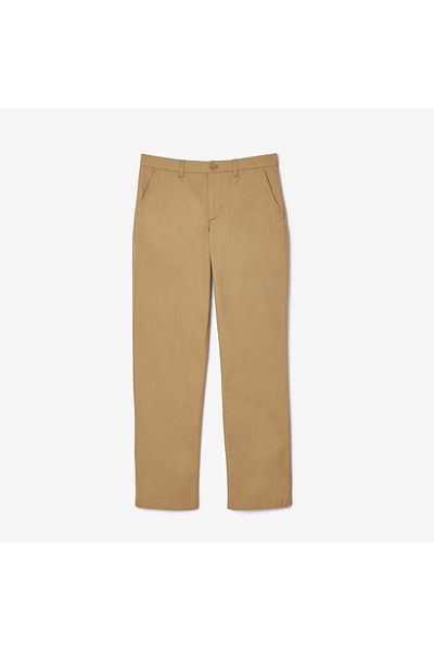 Lacoste Men's Cream Chino Pants - Hh7202-00-Cb8