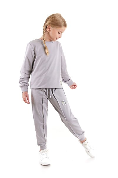 AHENGİM Unisex Back To School Pamuklu Sweatshirt Ve Eşofman Altı 2'li Eşofman Takımı Ak2529