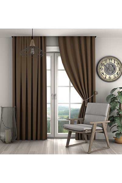 Taç ÇikolataKahve  Blackout Karartma Güneşlik TEK KANAT PİLESİZ