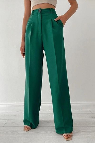 Hersteller Wide Leg High Waist Palazzo Trousers