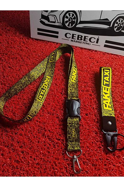 CEBECİOTO Restored Fake Taxi Auto-Moto Accessory Set with Strap and Wrench