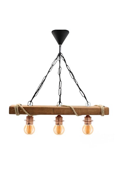 hü ma tasarım ve aksesuar Hüma Tasarım Dekoratif Tekli İkili Üçlü Rustik Nigr...