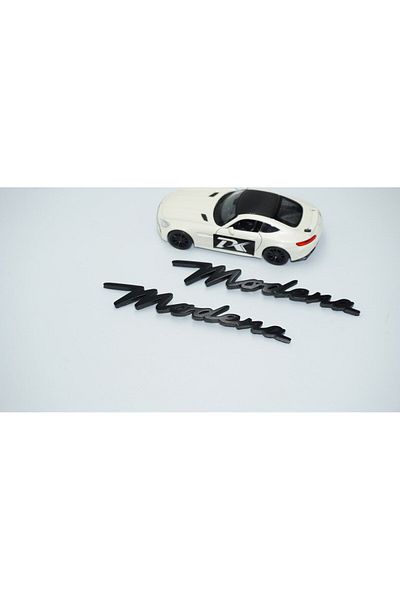 DK Tuning Maserati Modena - Black Abs Fender and Lettering Logo Set