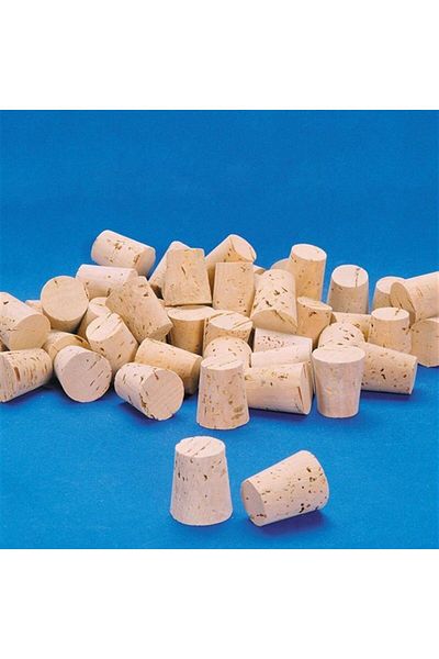 Şişecim Conical Cork Stopper 16X18X11 mm Small Bottle Stopper (50 Pcs)