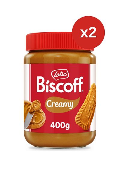 Lotus Biscoff Spread Creamy 400g x2