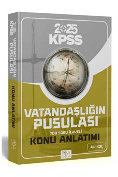 CBA Akademi CBA Yayınları 2025 KPSS Vatandaşlığın Pusulası Konu Anlatımı 700 ...