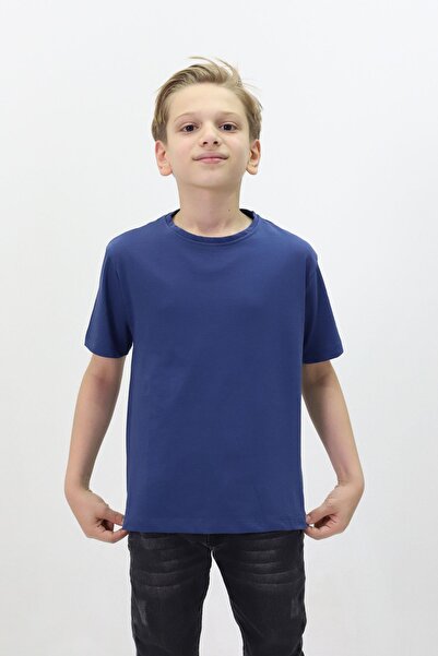 Cloudy Kids Tricou alb pentru băiat, cu mânecă scurtă, 100% bumbac
