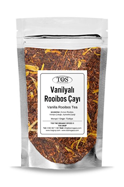 TOS The Organic Spices Vanilyalı Rooibos Çayı 40 gr (1. Kalite) Vanilla Rooibos Tea