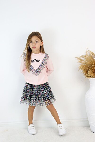 Serkon BABY تنورة تول وردية مطبوعة Tk 152.0588