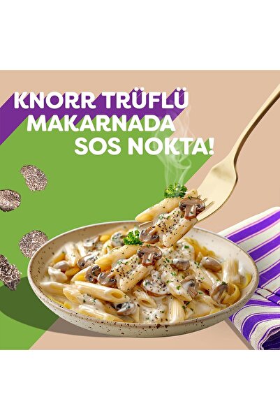 Knorr Trüf Mantarlı Makarna Sosu 52g x3 + Pesto Makarna Sosu 50g x3