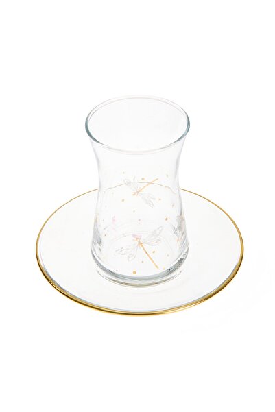 Rakle Dragonfly Çay Seti - Renkli - 170 ml