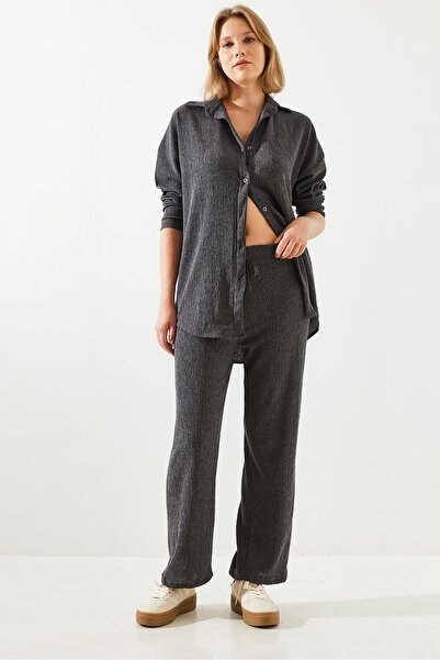 Bianco Lucci Dámský vrchní a spodní díl mačkané látky 60251812