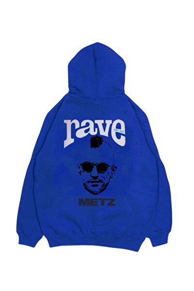 MAYDAY CULTURE Blue jacket unisex regular fit straight cut unisex Printed