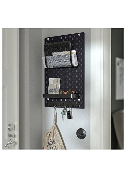 IKEA Skadis Μαύρο Πολυλειτουργικό Πάνελ - 36x56 cm Pegboard