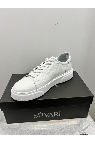 SÜVARİ Süvari AY24AND24110 - Pantofi casual albi 100% piele