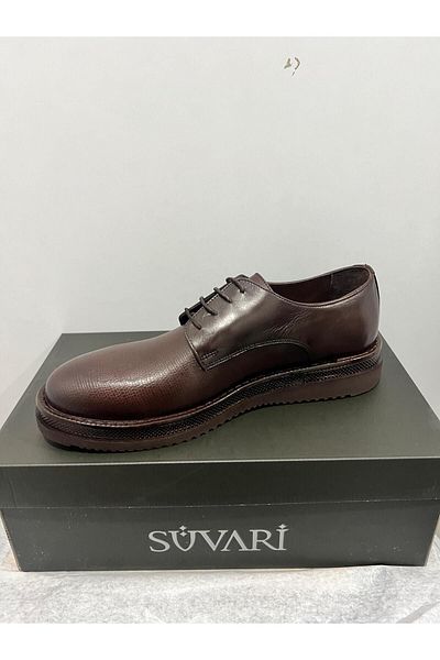 SÜVARİ SUV AK24CRC103-KH9 - 100% δερμάτινα casual παπούτσια